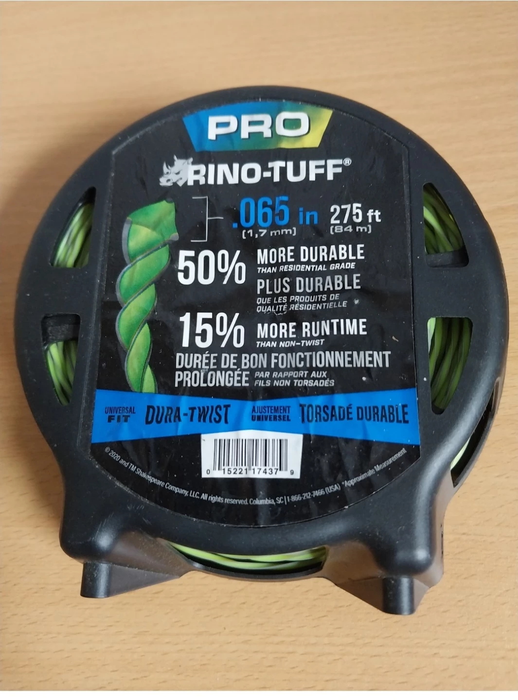 PRO RINO-TUFF 0.065 in Trimmer Line - 275 ft. Pick up only.