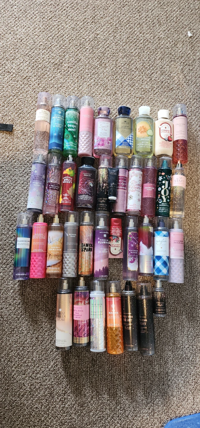 Body spray and body wash