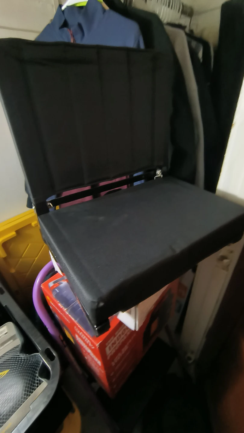 Black Portable Stadium Seat