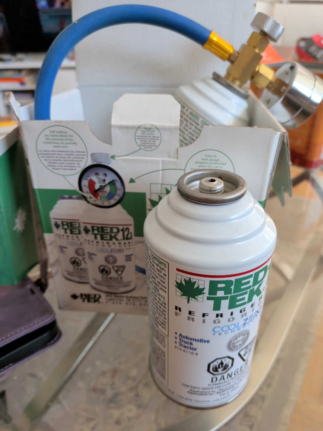 Red-Tek 12a Refrigerant Recharge Kit - photo 2