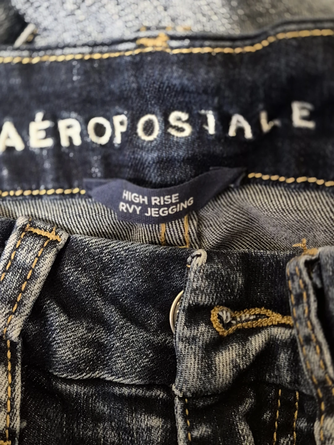 AEROPOSTALE High Rise Rvy Jegging Jeans Size 2 - photo 4