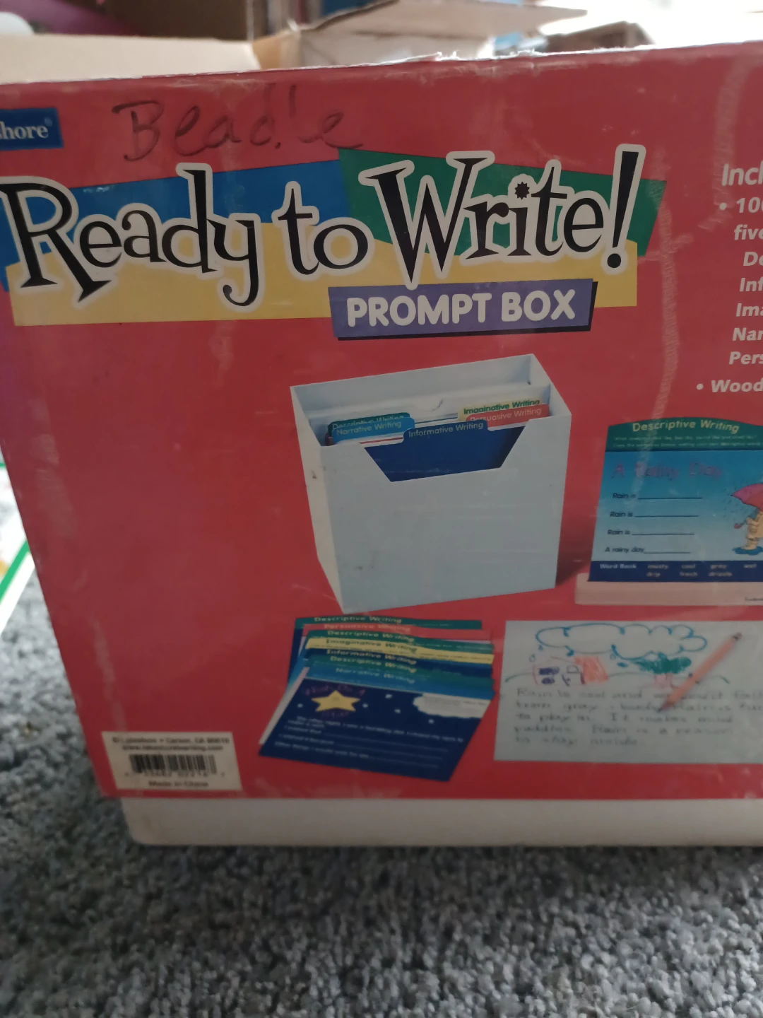 Lakeshore Ready to Write! Prompt Box - photo 2