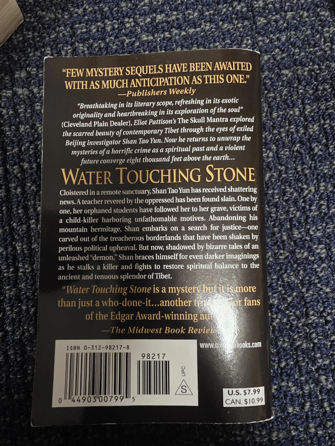Water Touching Stone by Eliot Pattison - photo 2