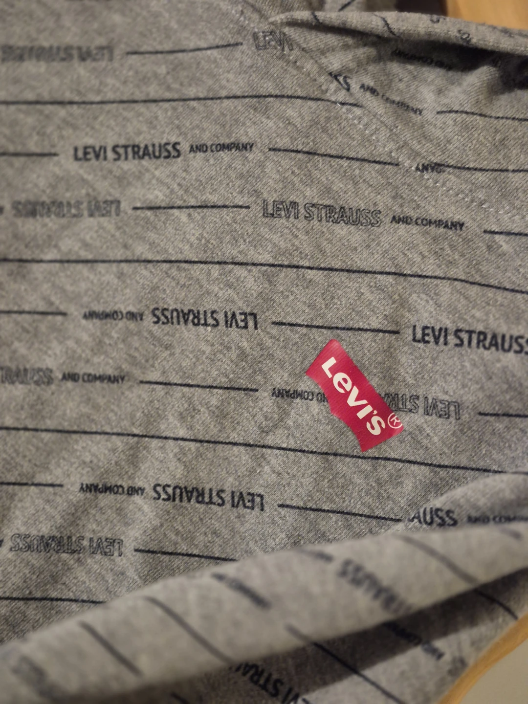 Levi's Grey All-Over Logo Hoodie - photo 4