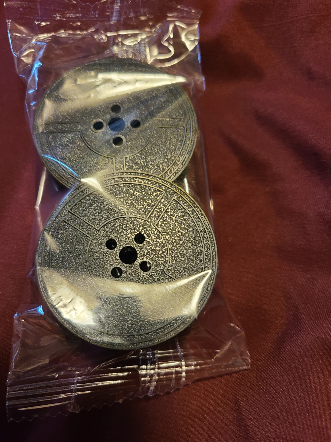 Universal Red and Black Typewriter Ribbon Spools. - photo 3