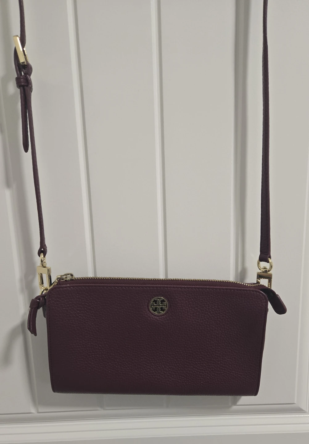 Tory Burch Burgundy Leather Crossbody Bag - photo 3
