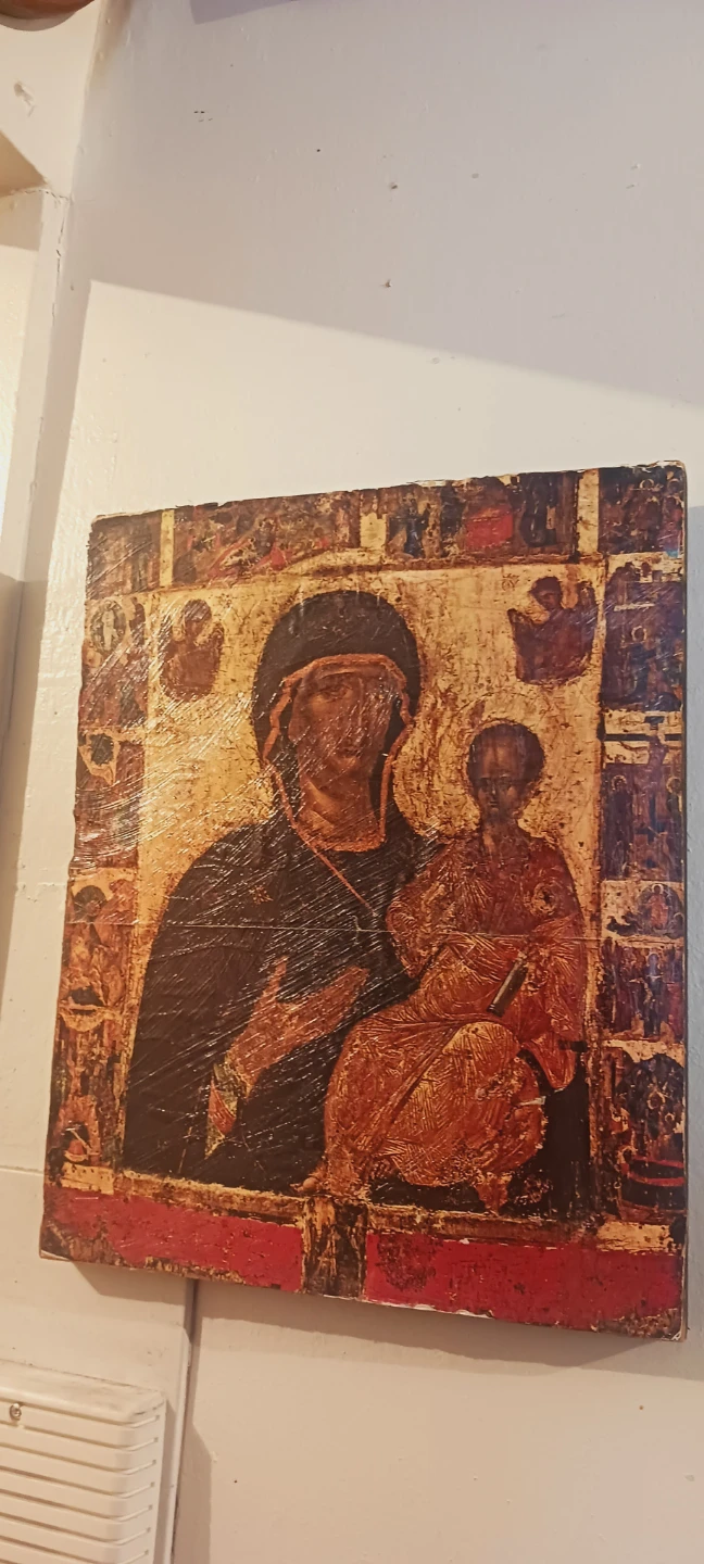 Vintage Religious  Wooden Wall Plaque - photo 2