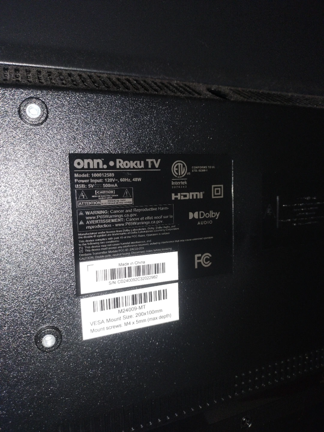 ONN Roku TV 32 inch - photo 2