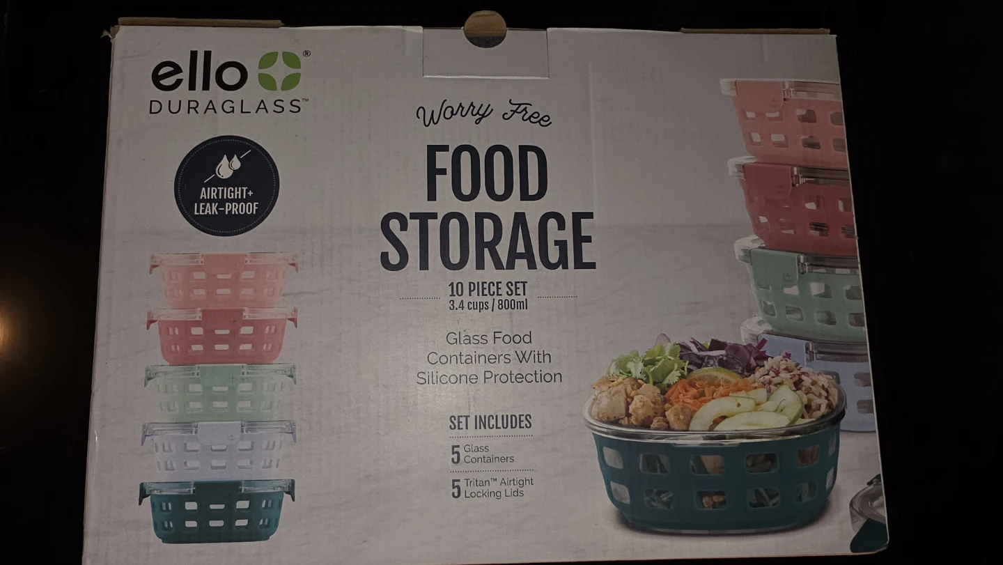 Ello Duraglass 10 Piece Food Storage Container Set - photo 2