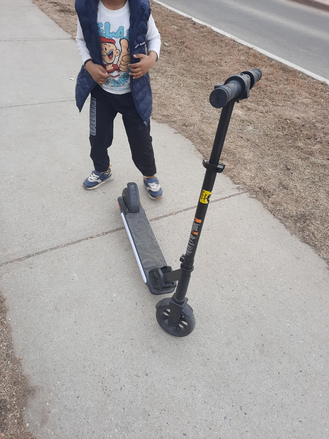 Black Electric Scooter