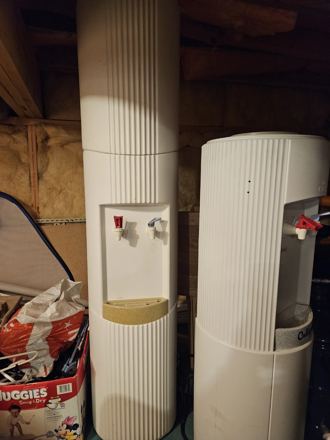 White Water Cooler Dispenser