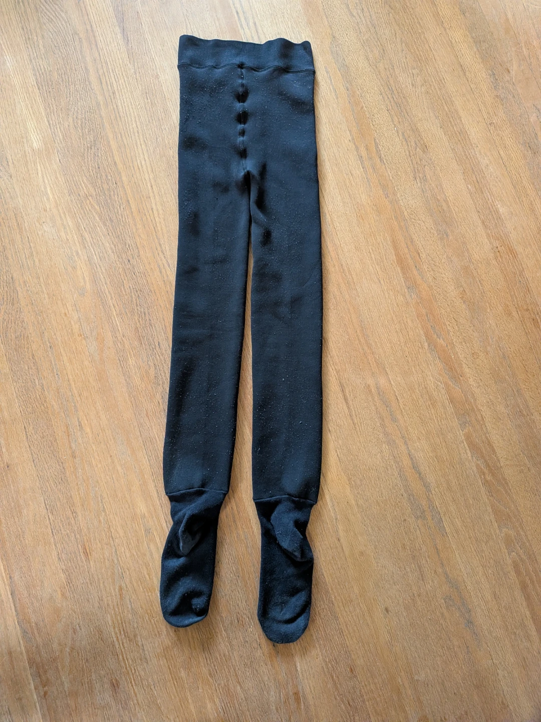 Black Fleece-lined Tights S