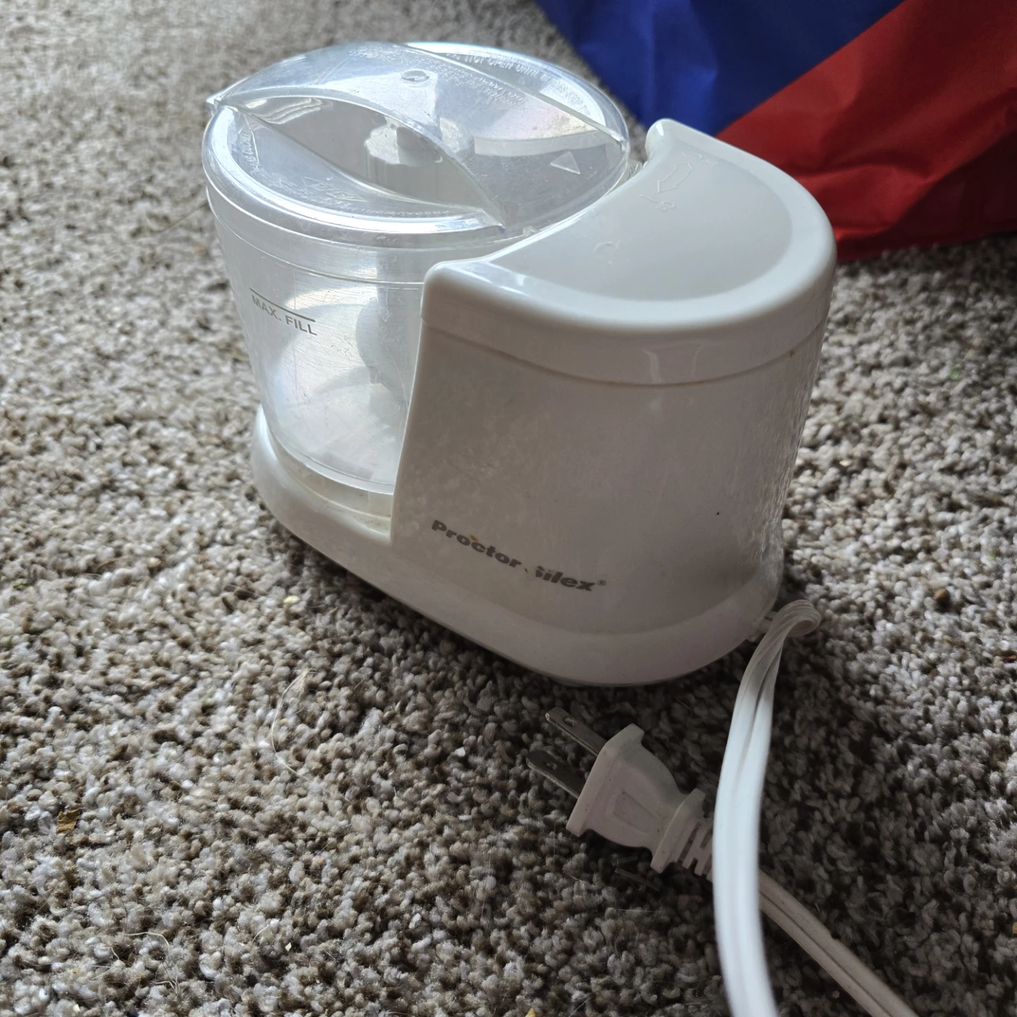 Proctor Silex White Mini Food Chopper