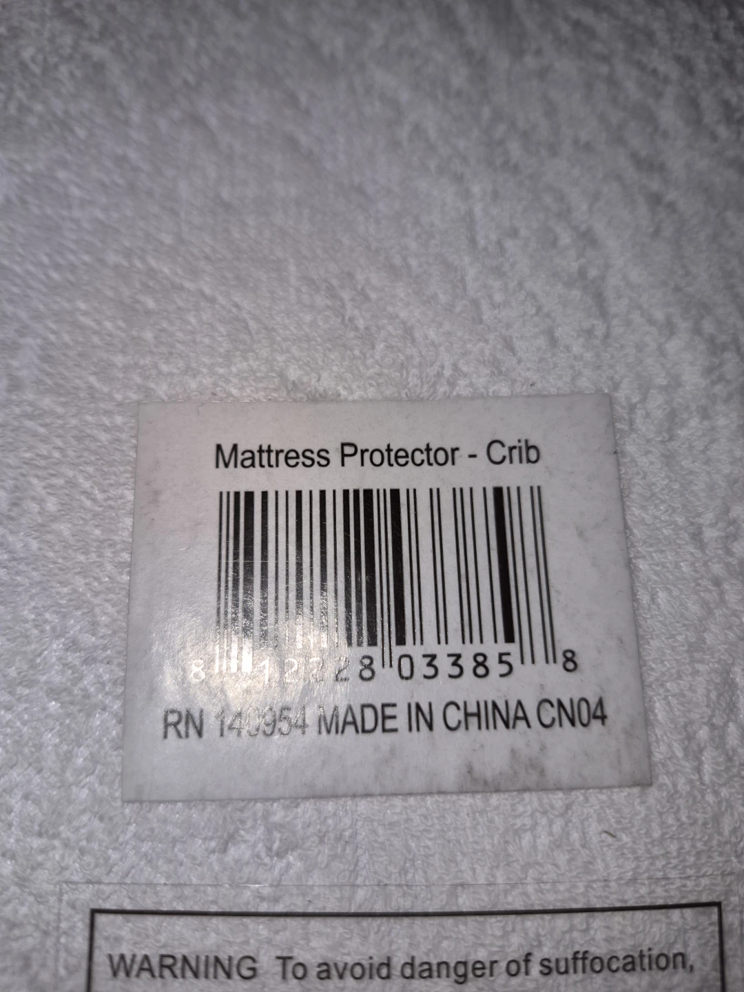 Mattress Protector - Crib