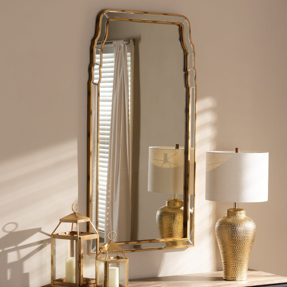 Gold Arched Wall Mirror(New In Box) - photo 3