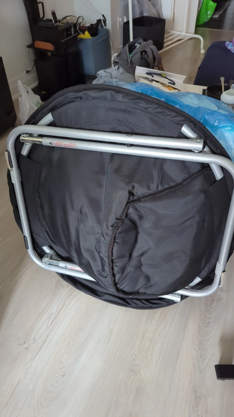2 Black Foldable Moon Chairs - photo 3