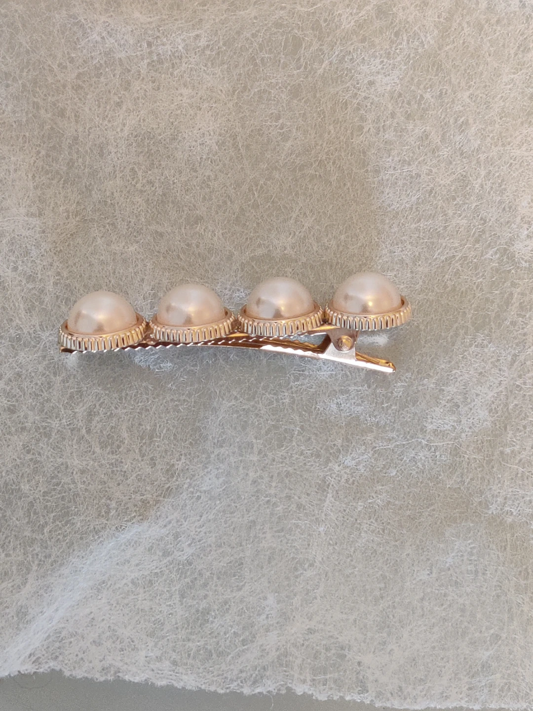 Pearl Hair Clip Barrette - photo 2