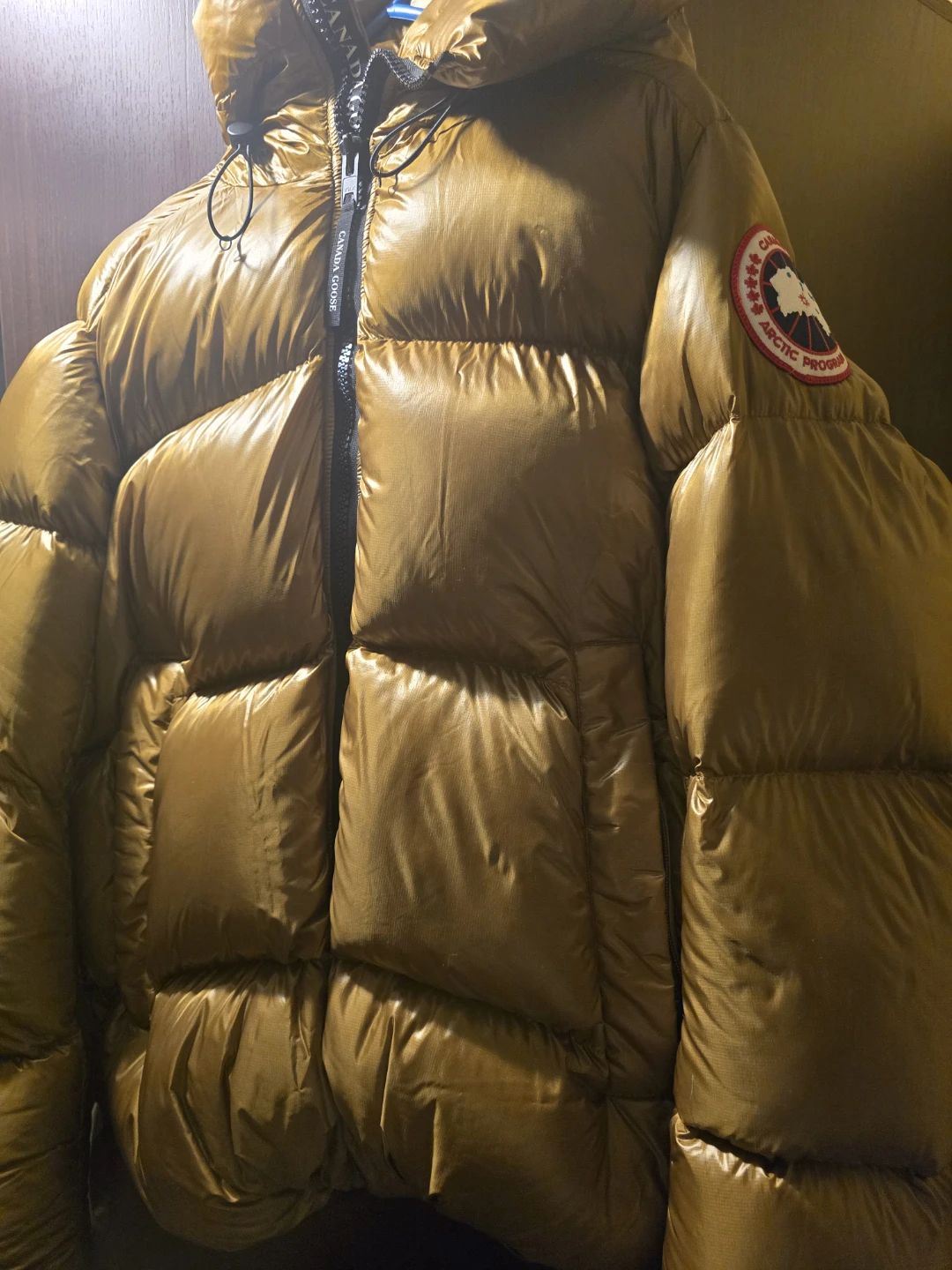 Canada Goose Crofton Puffer Jacket - Gold