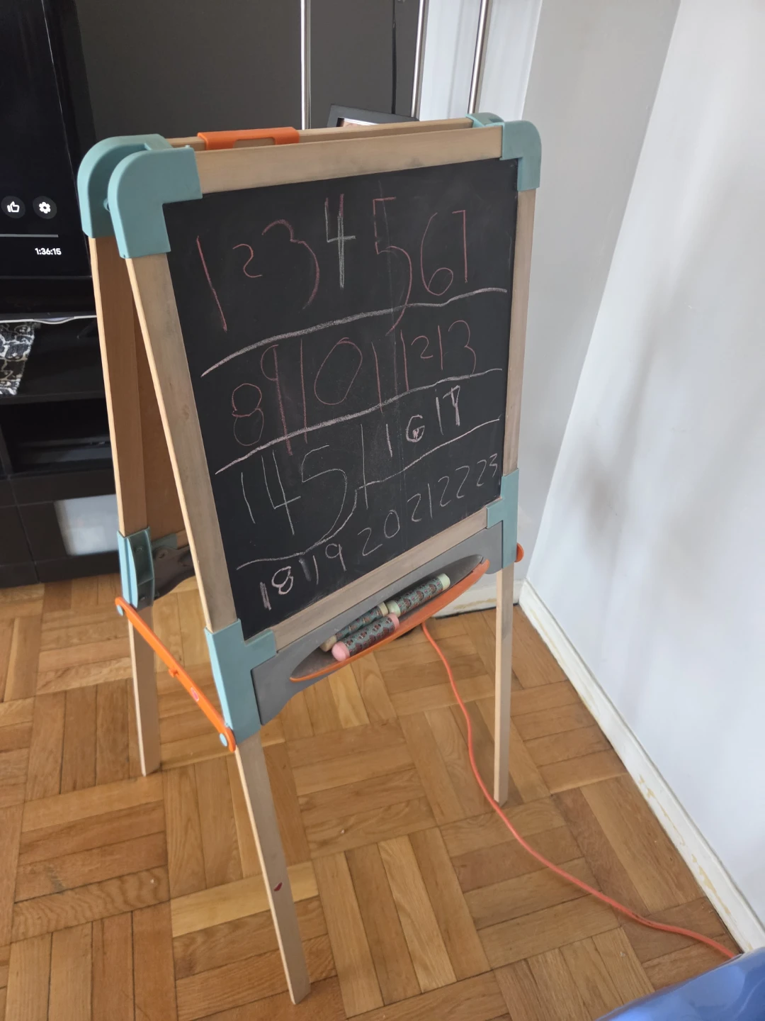 Smoby Magnetic Alphabet and Number Easel - photo 3