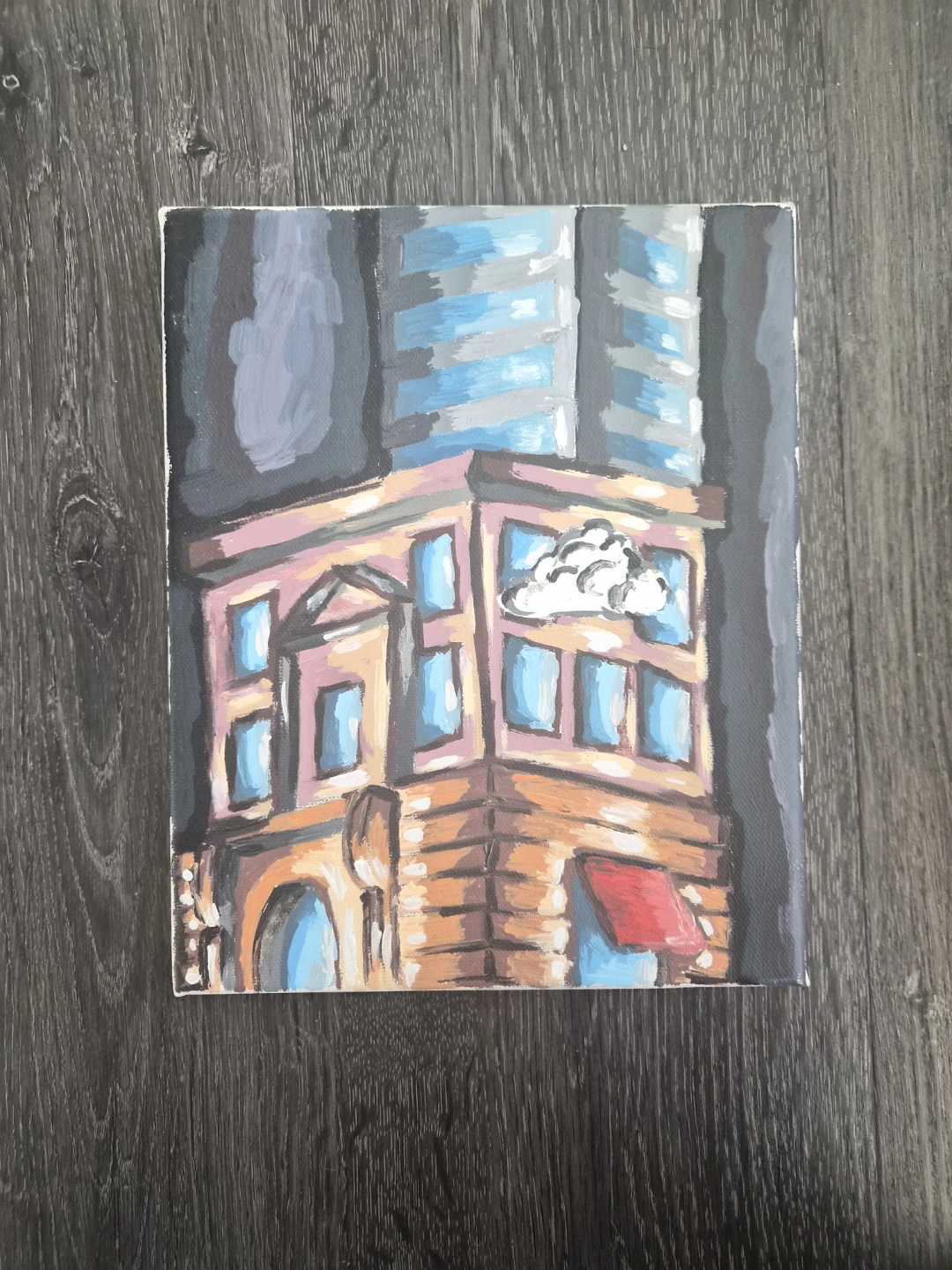 Abstract Building Painting