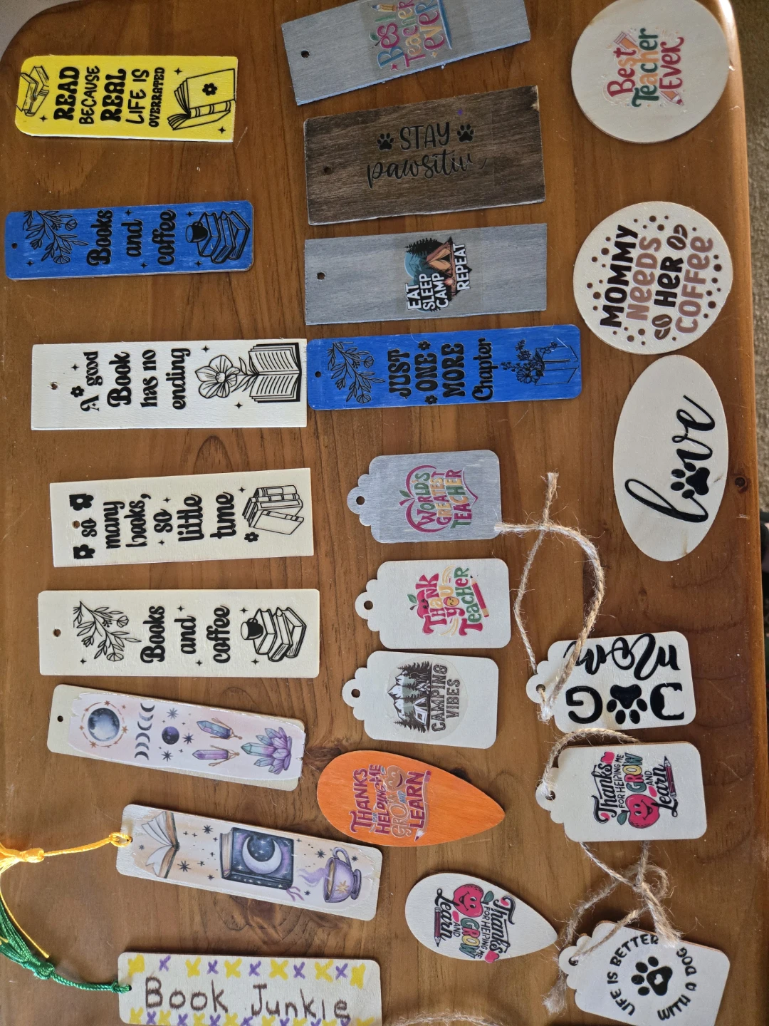 Assorted Bookmarks for Book Lovers