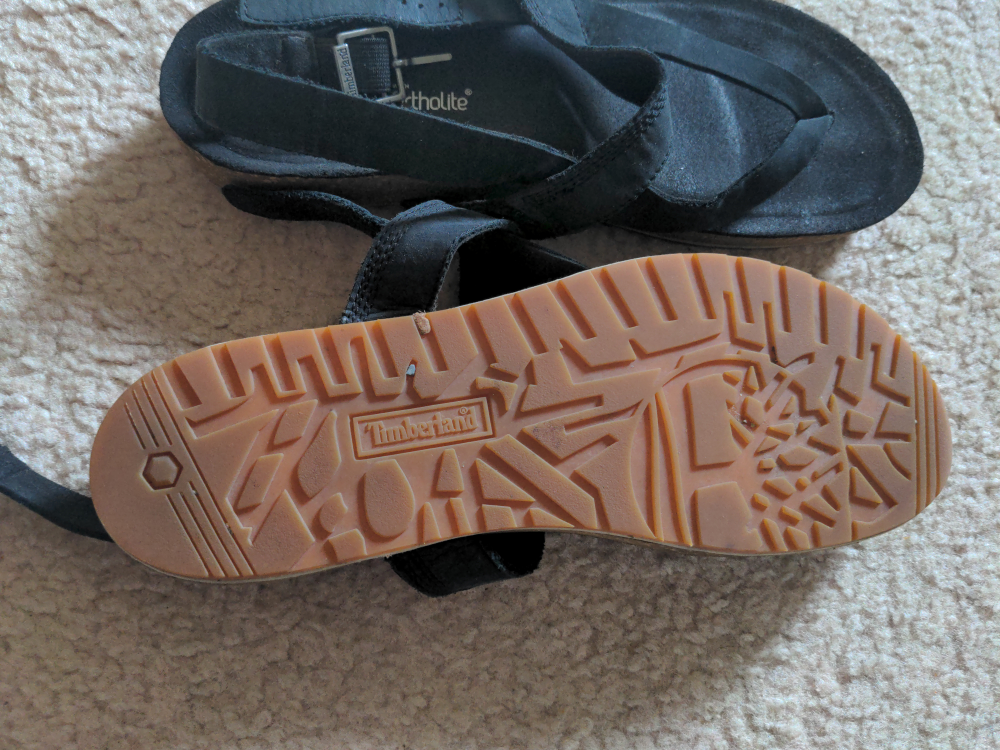 Timberland Black Women's Sandals Size 10 - photo 3
