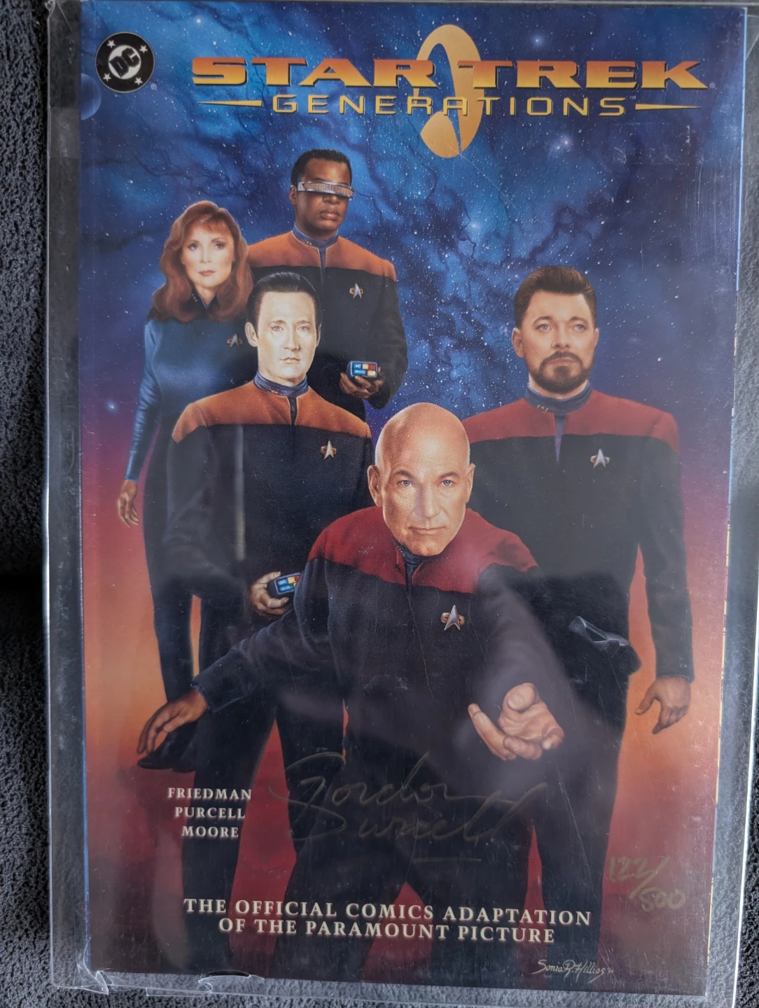Star Trek Generations #1 Comic Book Signed by Gordon Purcell