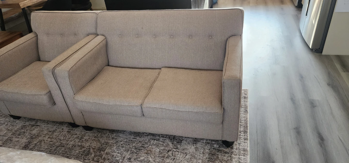 Modern Beige Sectional Sofa - photo 3