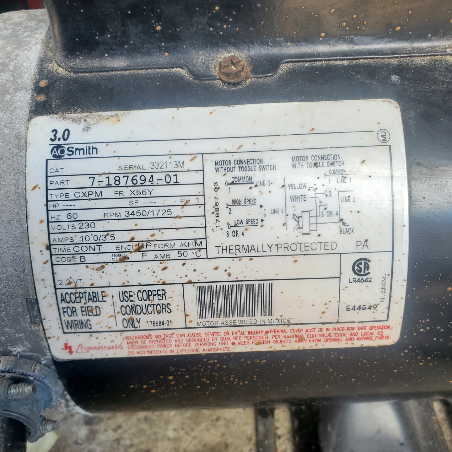 Waterway Executive 50 Frame Pool and Spa Pump Motor - photo 5