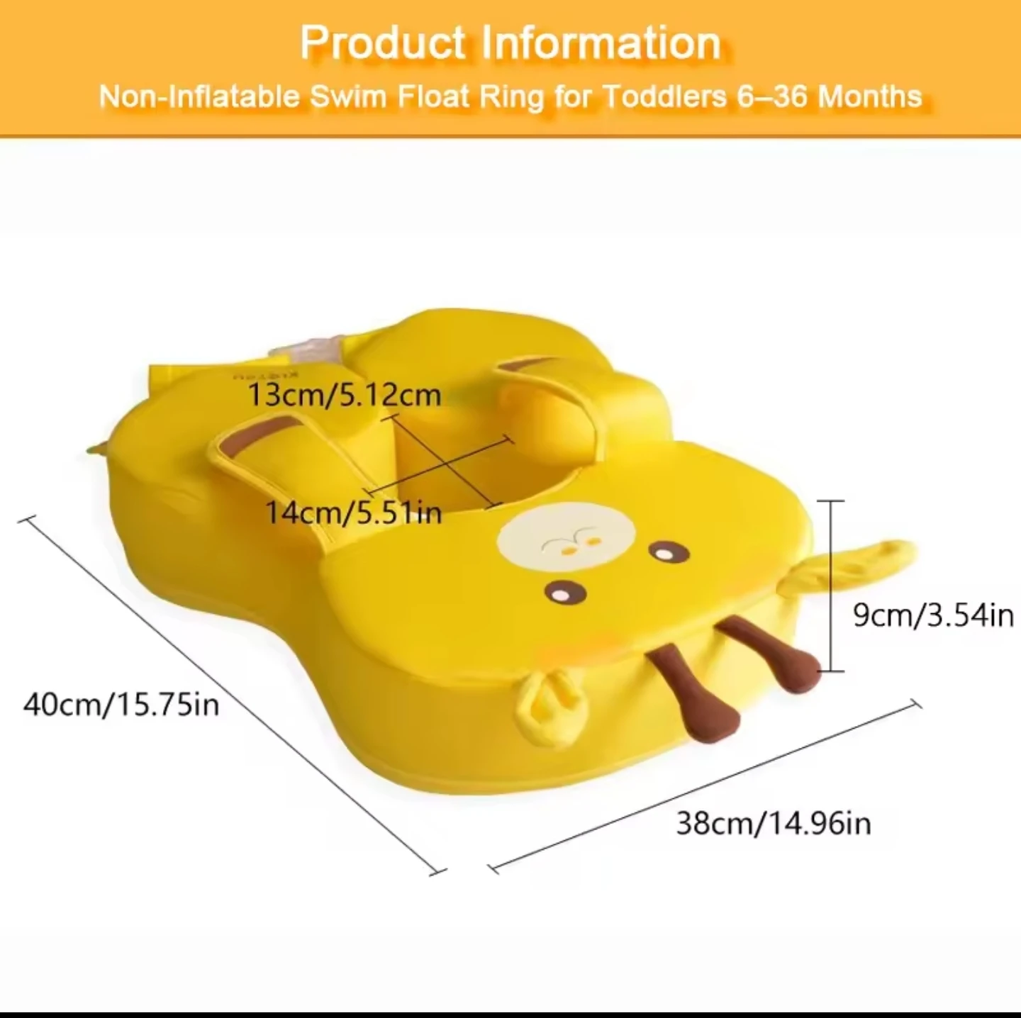 Non-Inflatable Swim Float Ring - photo 3