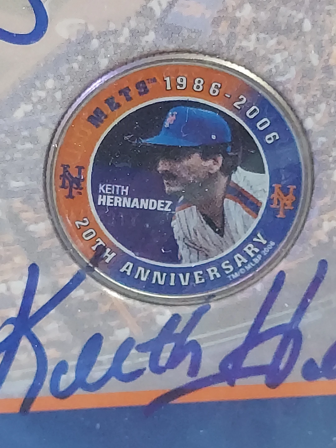 New York Mets 1986-2006 20th Anniversary Signed Display - photo 4