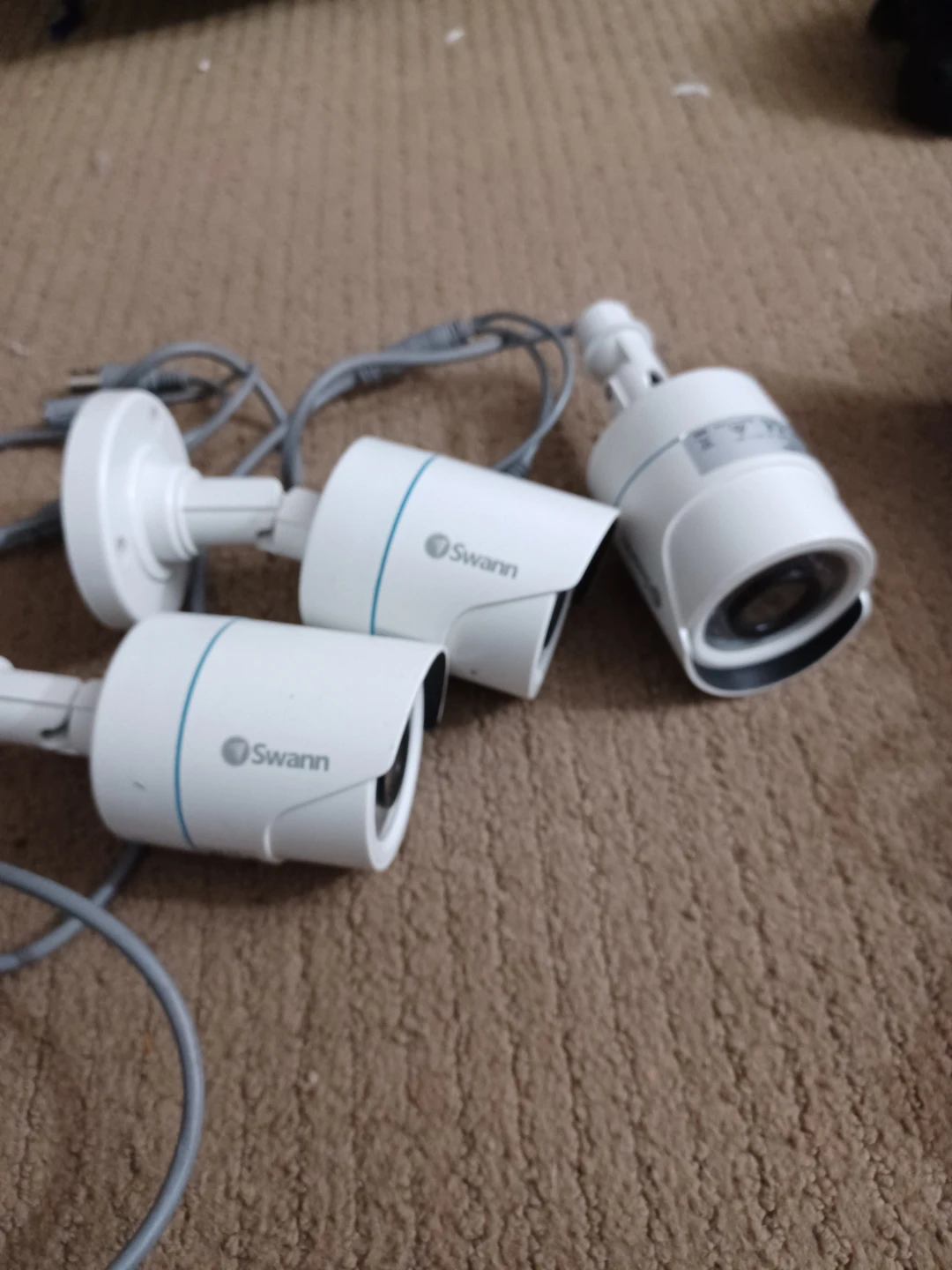 Set of 3 Swann Security Cameras