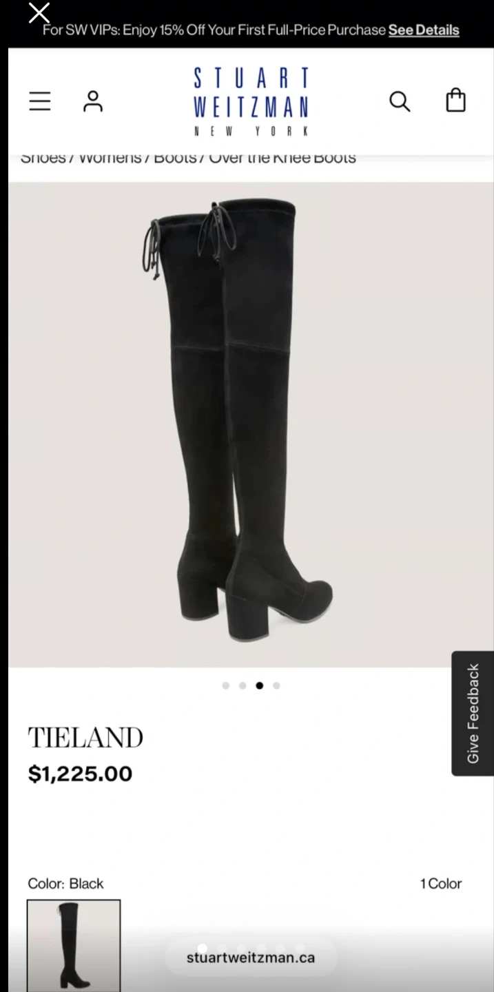 Stuart Weitzman Black Suede Over-the-Knee Boots - photo 5