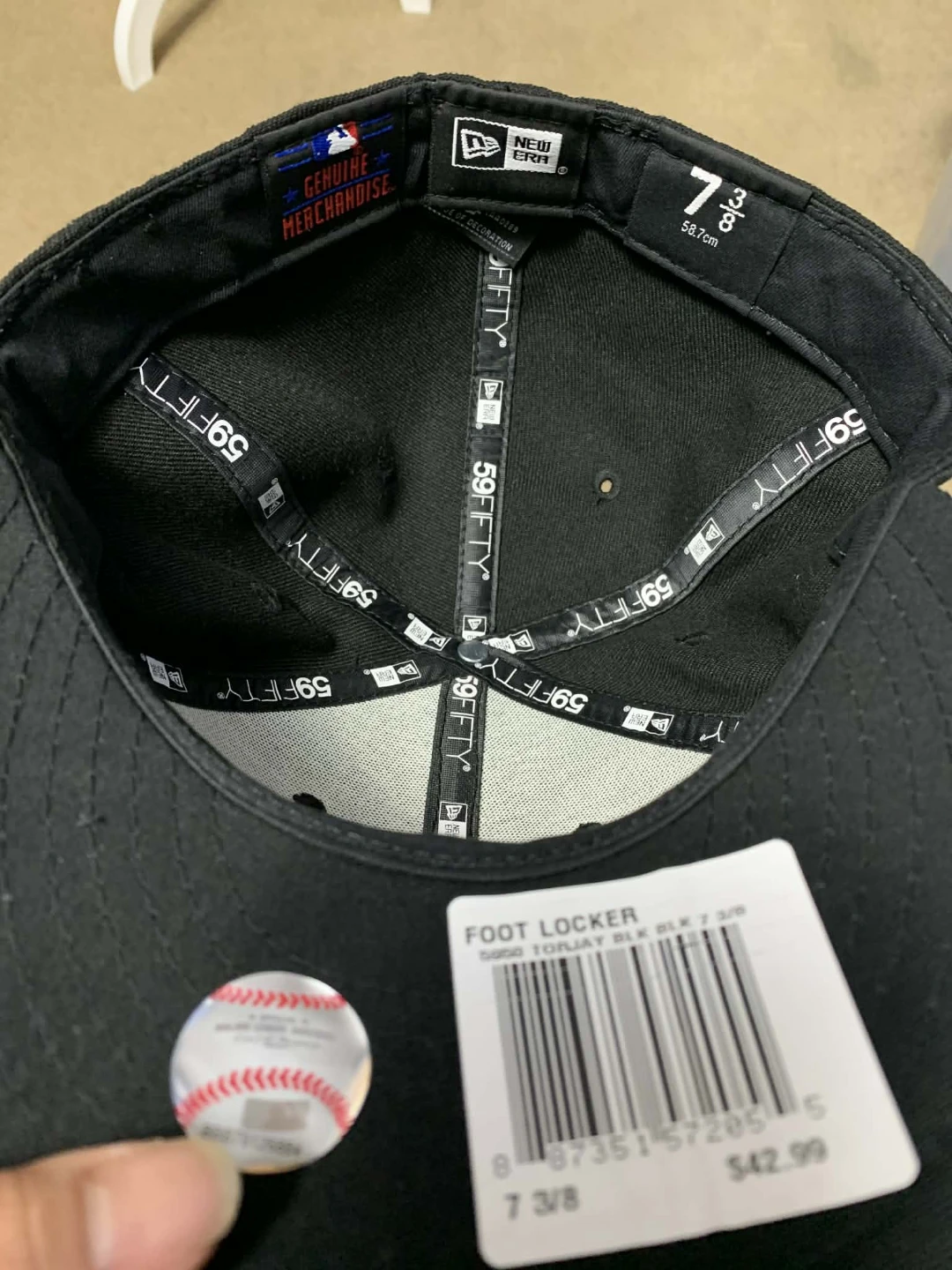 New Era Toronto Blue Jays 59FIFTY Hat - Size 7 3/8 - photo 4