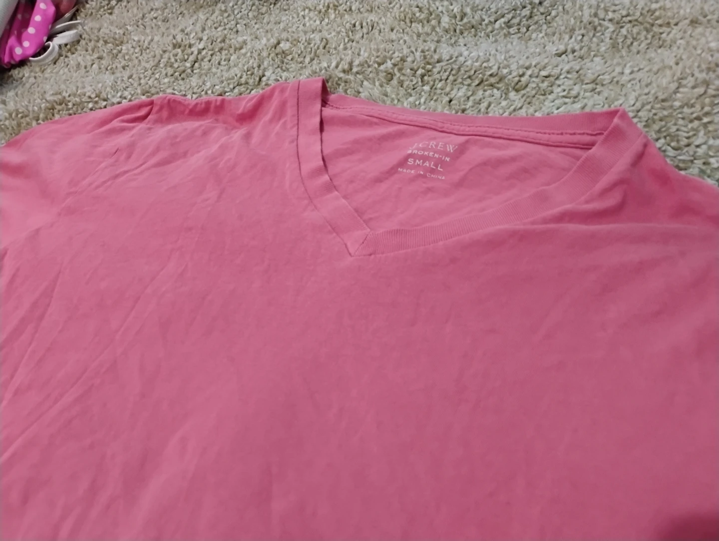 Tshirt - Solid Pink color - Small - photo 4