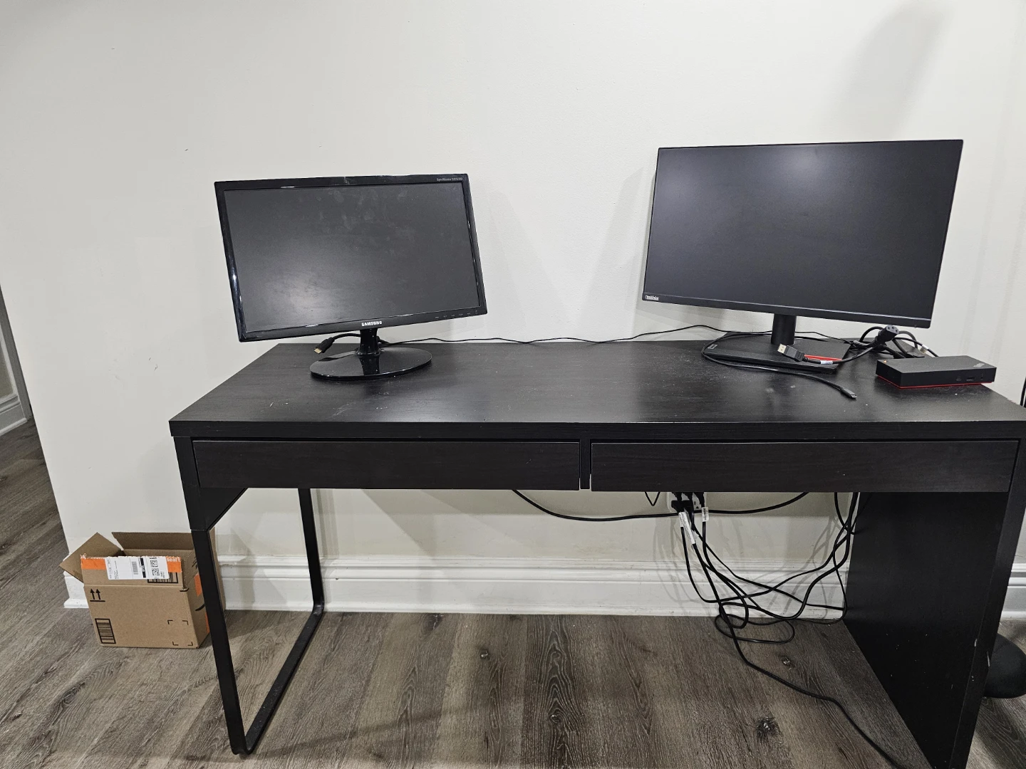 IKEA MICKE Desk - Black-Brown - photo 2