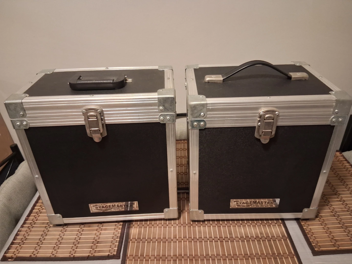 Set of 2 Stagmaster Black ATA Flight Cases