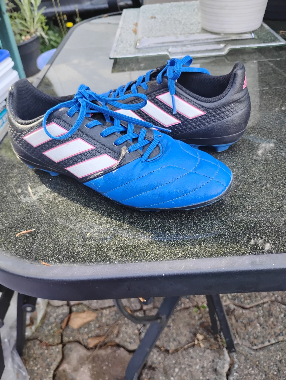 Adidas Soccer Cleats - Blue/Black/White - photo 5