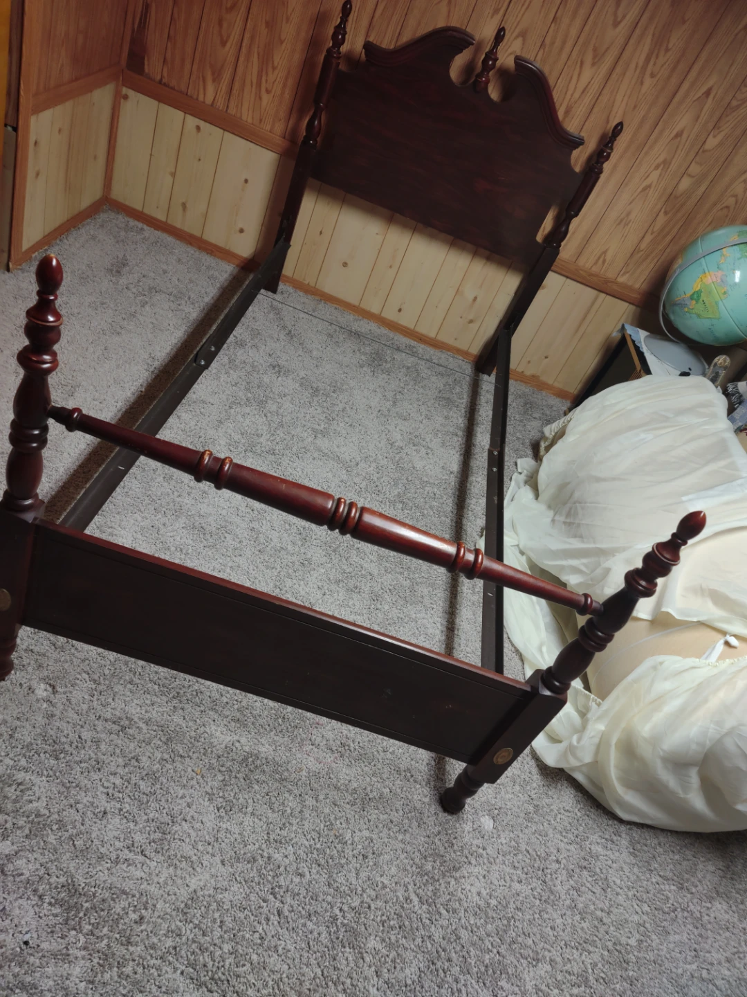 Twin Cherry Veneer bed