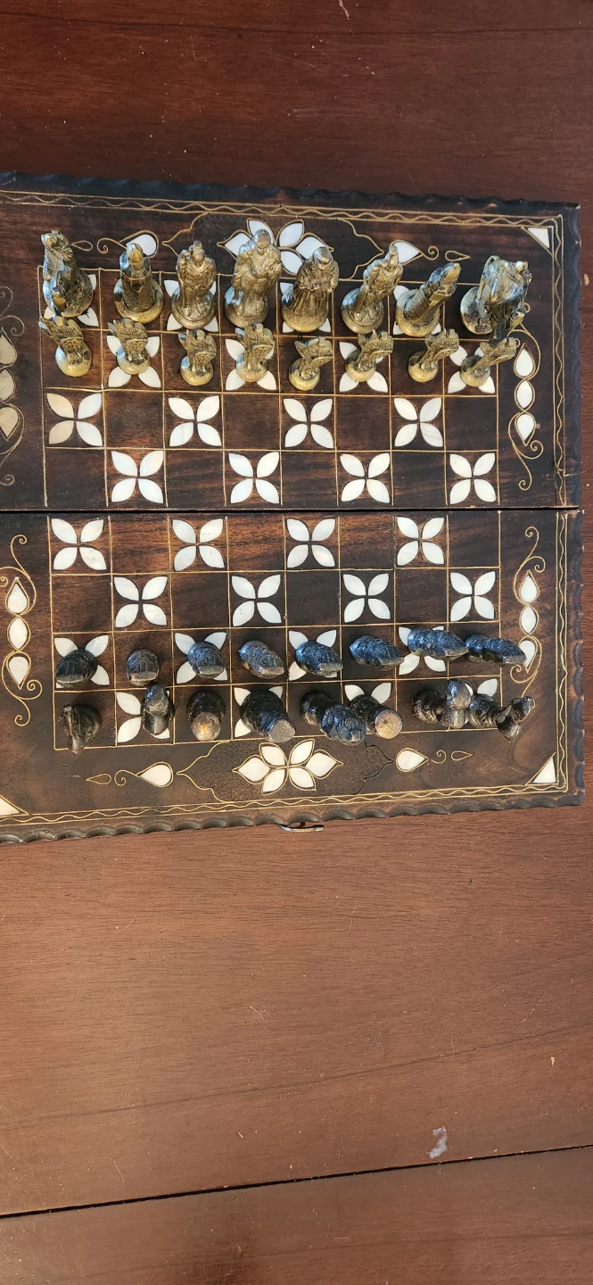 Roman's vs Turk Chess set with backgammon - photo 2
