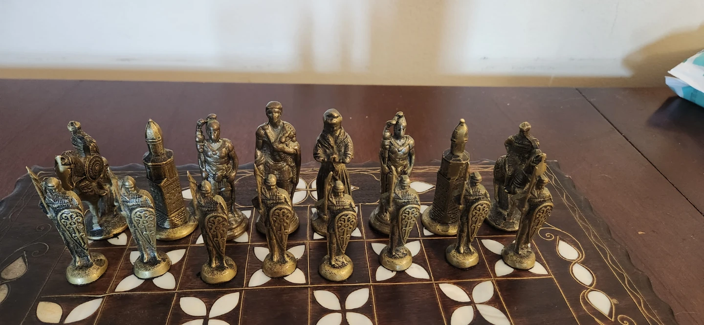 Roman's vs Turk Chess set with backgammon - photo 4