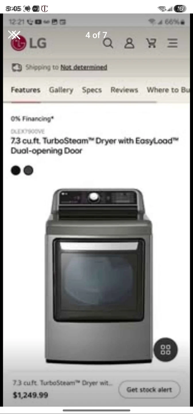 LG DRYER