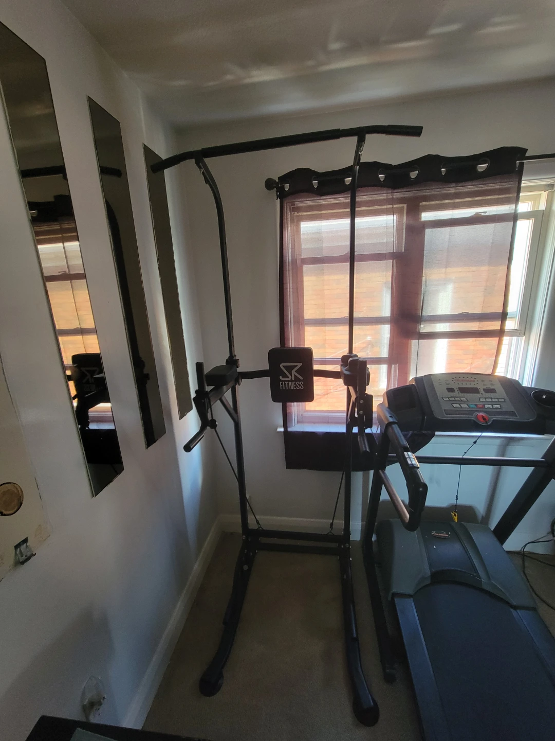Fitness Reality Treadmill and Pull-Up Station
