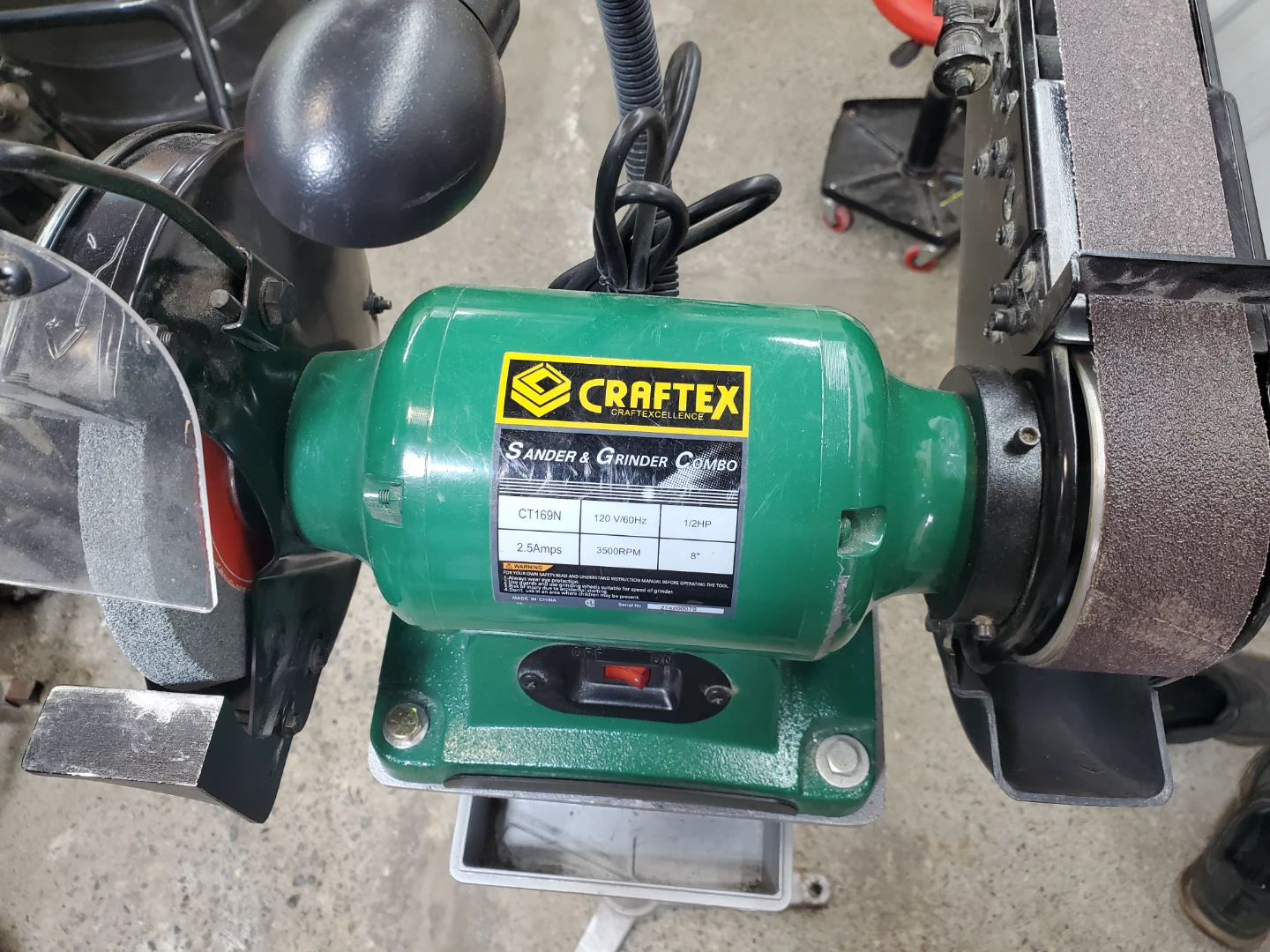 Craftex CT169N Sander & Grinder Combo - photo 2