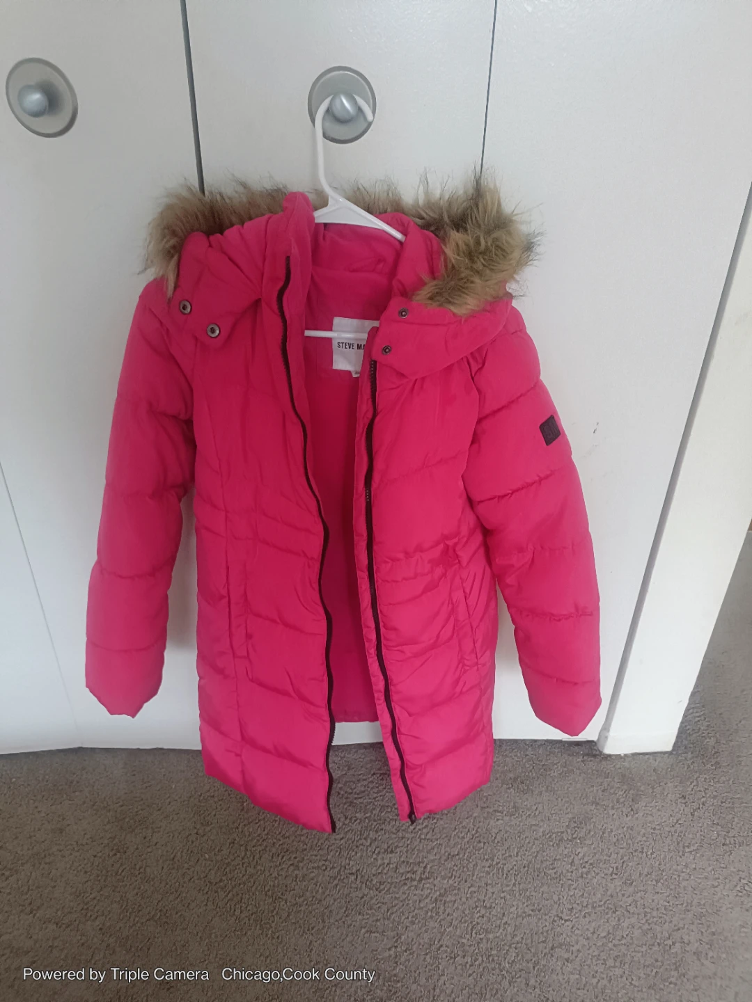 Steve Madden Puffer Coat - Pink