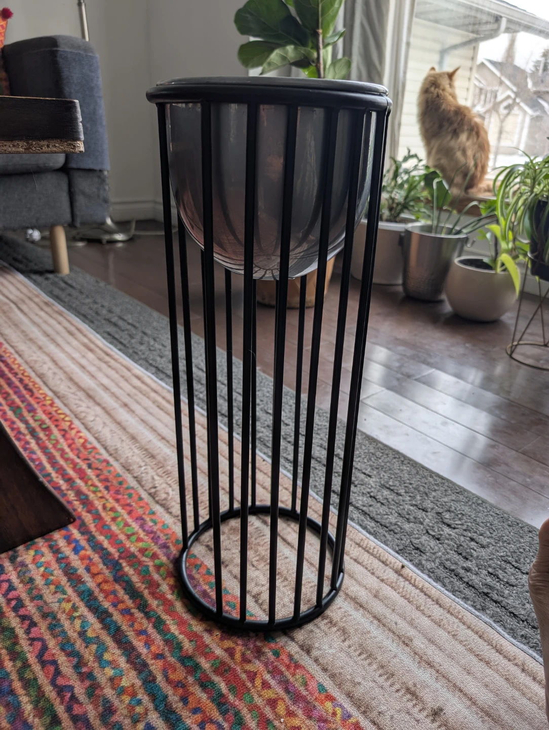Tall Metal Planter Stand - photo 2