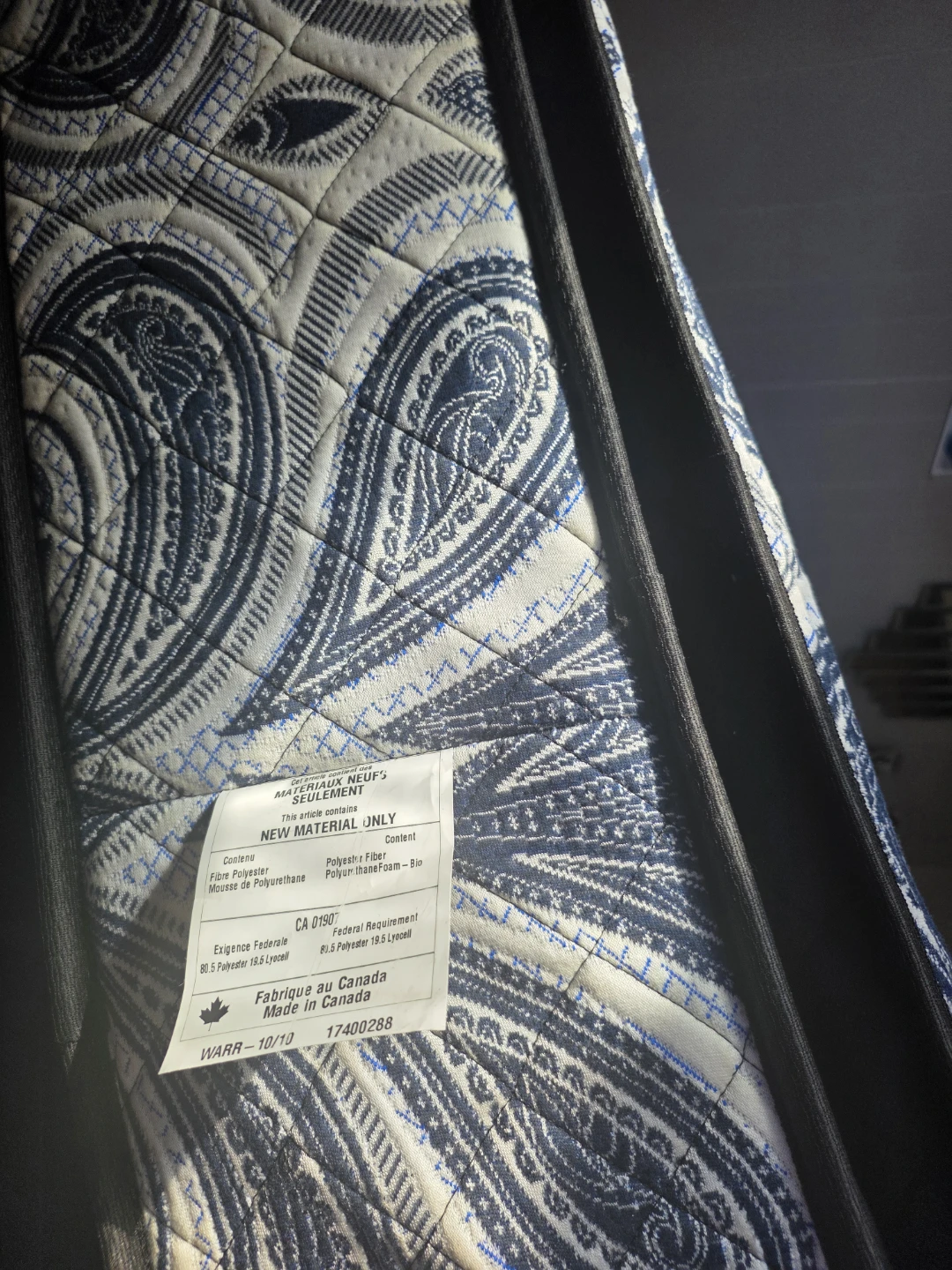 Monaco  Queen Mattress with box spring abd ion bed frame - photo 2
