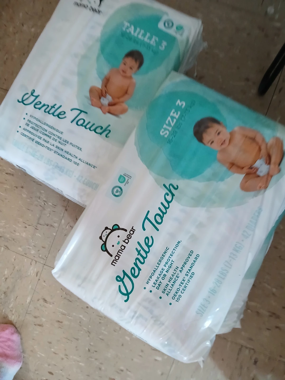 Mama Bear Gentle Touch Size 3 Diapers (2 packs, 84 total)