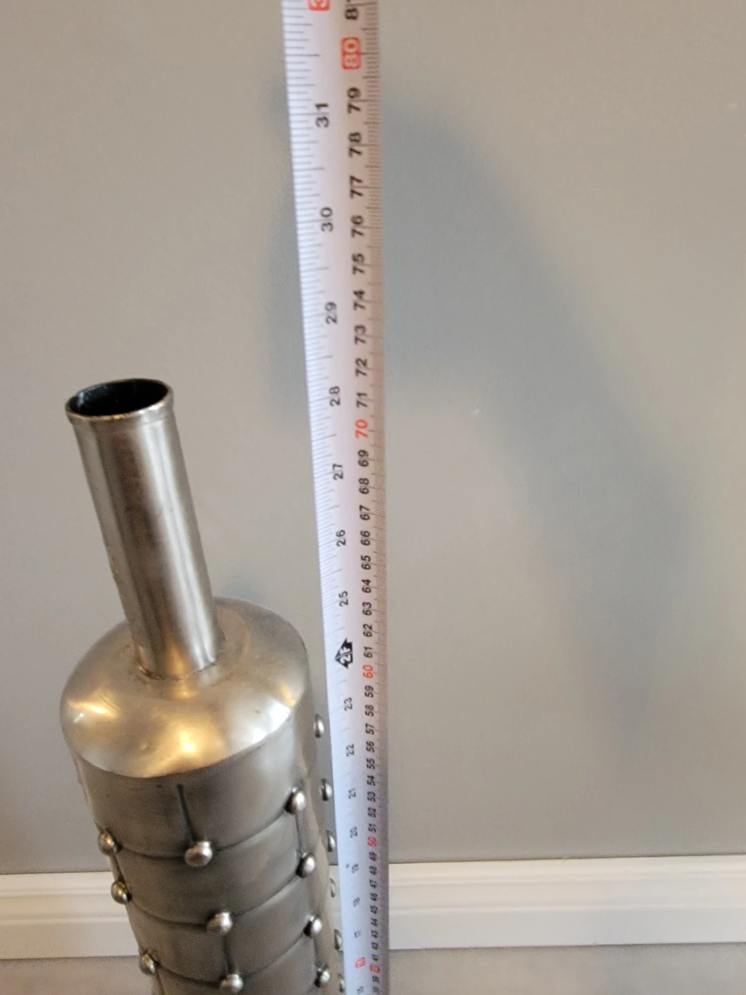 Tall Metal Decorative Vase - photo 2