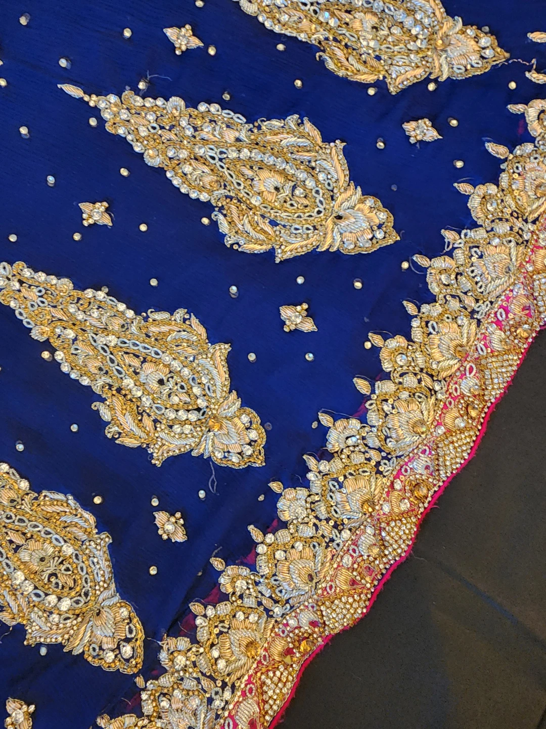 Handcrafted Valima Dress with Dupatta and churidaar - photo 3